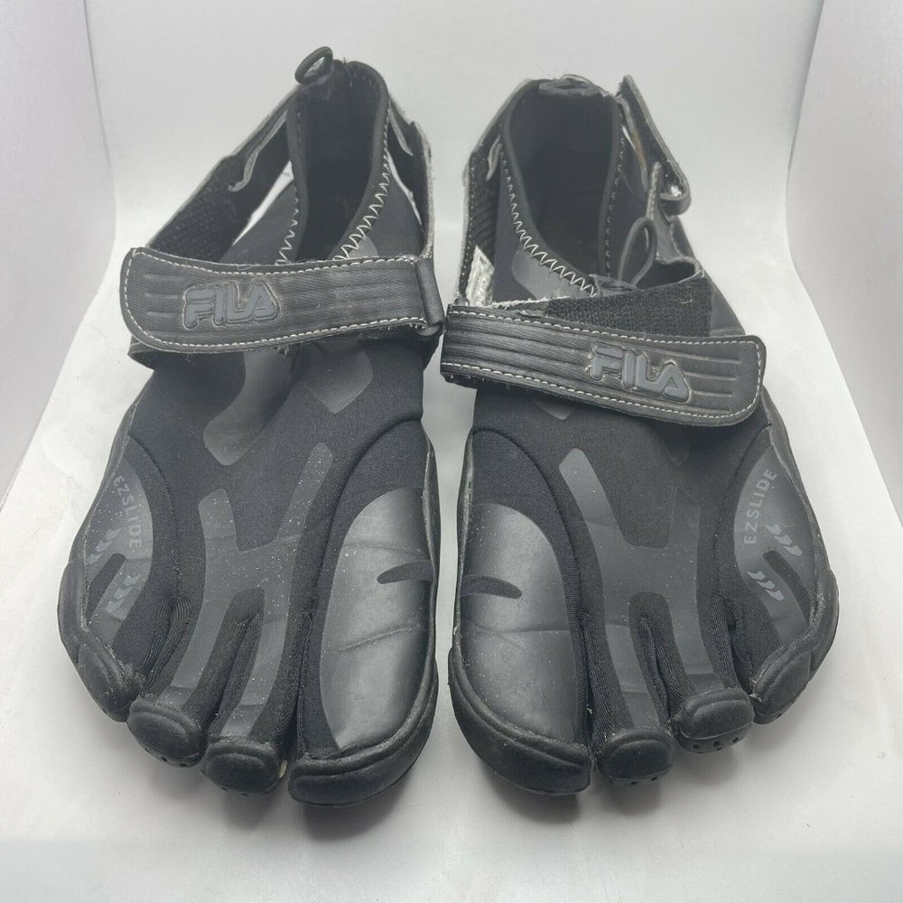 Fila Skele-Toes Mens Size 9 EZ Slide Running Shoes 1PK000EX-001 Water Barefoot